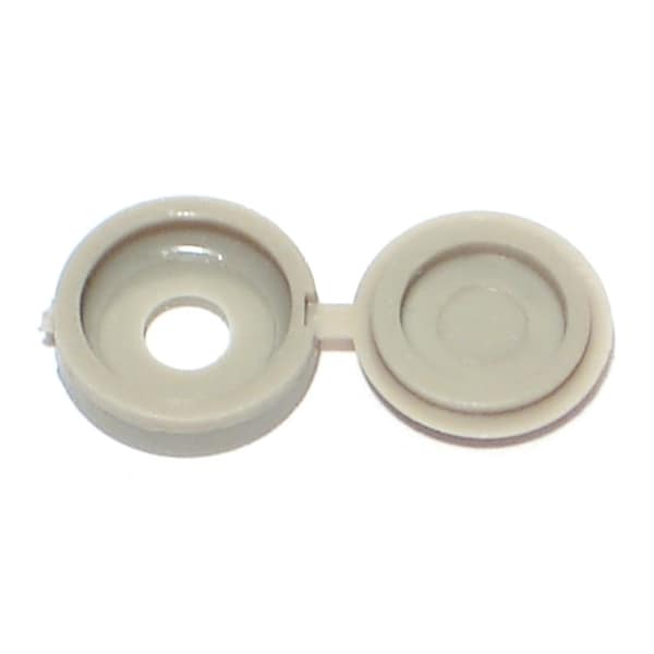 Midwest Fastener Folding Screw Cap, #4 - #6 Dia, Gray, Nylon 20 PK 76442 - main